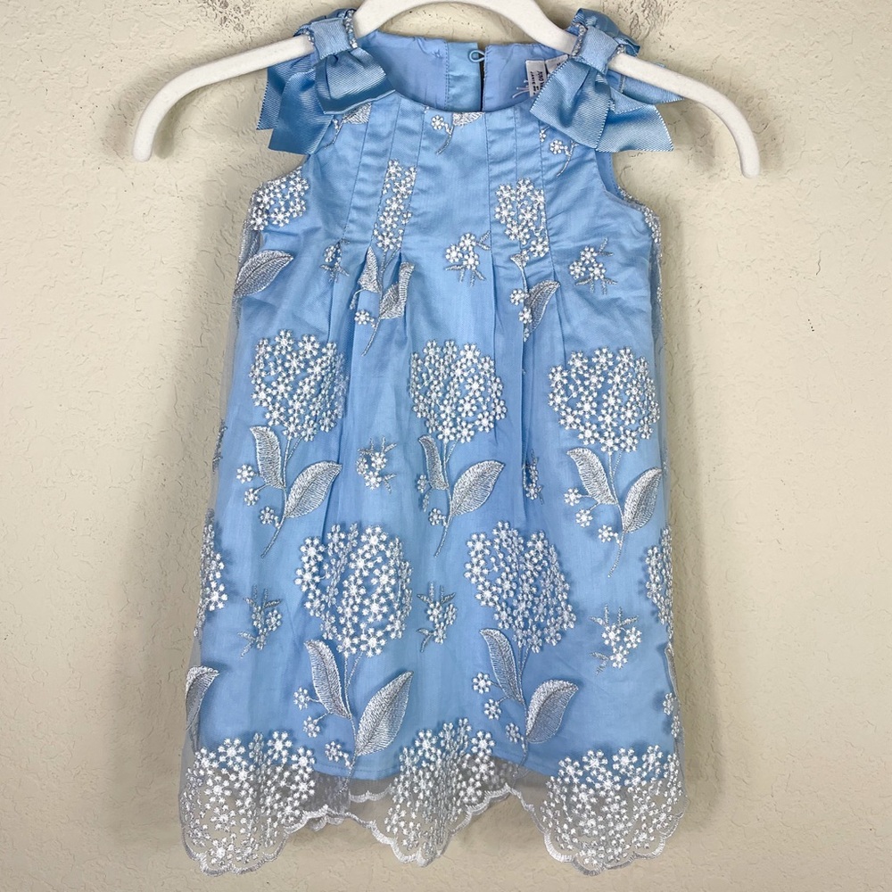 Juno Valentine x Janie & Jack Lace Overlay Floral Dress Size 2T